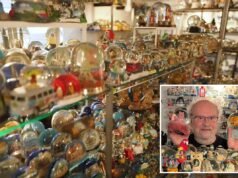 這個人擁有世界上最多的雪球收藏