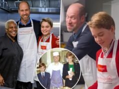 威廉王子帶著喬治王子在戴安娜王妃帶他長大的同一個地方做志願者