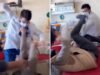 令人震驚的視頻中記錄了醫生反复毆打患者的時刻