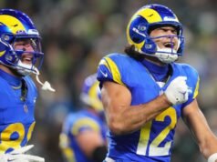 公羊隊的納庫亞在球場上表現出色,再次打破了裁判的要求,結束了混亂的一天