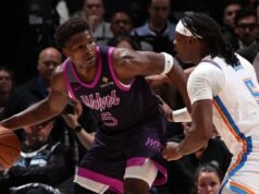 安東尼·愛德華茲接任較晚,森林狼隊輸給雷霆隊賽季第三場失利