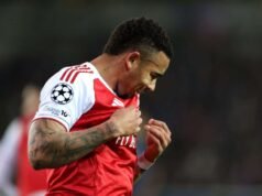 阿森納的加布里埃爾·熱蘇斯再次代表米蘭出場