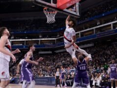 NBA 本週最佳扣籃:斯蒂芬·卡斯爾 (Stephon Castle) 和謝登·夏普 (Shaedon Sharpe) 騰飛