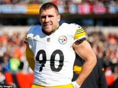 NFL 球星 TJ 瓦特因肺塌陷住院兩週後就重返訓練場