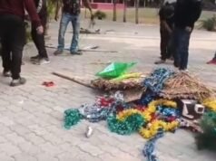 上週阿薩姆邦學校因聖誕節中斷而遭到破壞