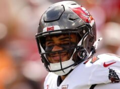 海盜隊全職業左截鋒特里斯坦·維爾夫斯缺席對陣海豚隊的比賽