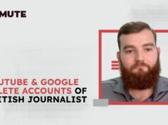 YouTube 和 Google 刪除英國記者賬戶