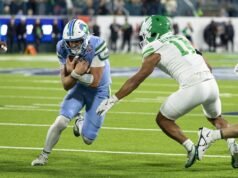 20 號杜蘭大學將爭奪 24 號 UNT 的美國冠軍頭銜,著眼於 CFP 競標