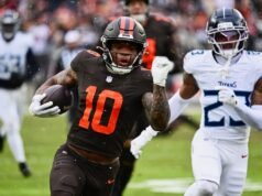 布朗隊 RB Quinson Judkins IR 腓骨/腳踝手術後