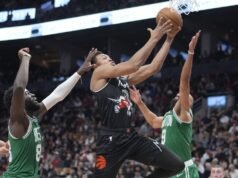 猛龍隊和凱爾特人隊在多倫多交鋒