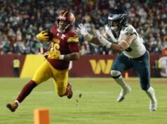 指揮官 RB 小克里斯·羅德里格斯 (Chris Rodriguez Jr.) 對陣牛仔隊時不活躍