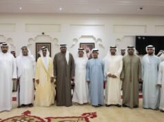 穆罕默德·本·哈姆丹出席扎耶德·阿爾·穆海比的婚禮