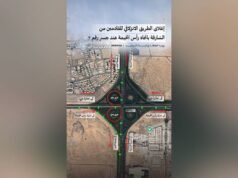 阿聯酋公路大橋 (7) 正在關閉從沙迦通往哈伊馬角的道路。