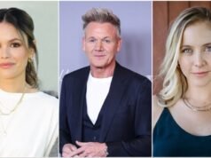 雷切爾·比爾森 (Rachel Bilson) 和戈登·拉姆齊 (Gordon Ramsay) 製作電視節目“刀越鋒利”。