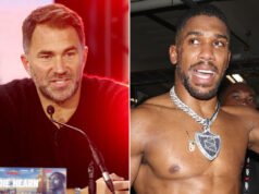 埃迪·赫恩確認了安東尼·約書亞與泰森·富里以及“左外野”對手的下一場比賽的計劃。