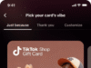 TikTok Shop推出數字禮品卡挑戰亞馬遜和eBay