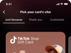 TikTok Shop推出數字禮品卡挑戰亞馬遜和eBay