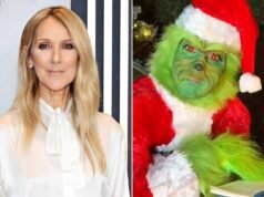 席琳·迪翁 (Céline Dion) 在搞笑節日視頻中為格林奇 (Grinch) 打扮