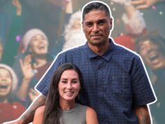 HGTV 夫婦的家庭聖誕派對“盛大”:照片