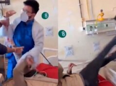 視頻瘋傳:一名醫生因毆打擔架上的病人而被停職