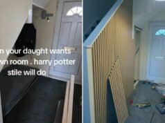 我女兒想要她自己的房間,所以我把它做成了“哈利波特風格”