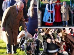 名譽掃地的前安德魯王子的女兒們在聖誕節彌撒中與王室成員表現出統一戰線:照片