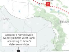 巴勒斯坦人在以色列北部發生汽車衝撞和刺傷襲擊,造成 2 人死亡、另外 2 人受傷