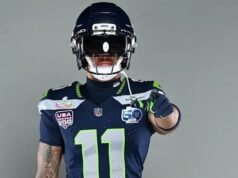 NFL 超級碗 LX 隊服:帕特隊為白色,海鷹隊為海軍藍