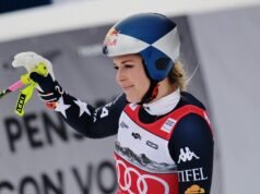 林賽·沃恩 (Lindsey Vonn) 退出世界杯 SuperG 比賽