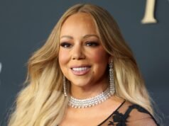 瑪麗亞·凱莉 (Mariah Carey) 身著透明連衣裙榮獲 MusiCares 年度人物獎
