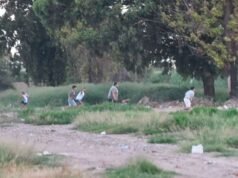 視頻:遊行隊伍中間的阿根廷中部和薩米恩托球迷之間扔石頭