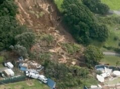 新西蘭露營地發生山體滑坡後,數人失踪,數小時內沒有生命跡象,官方稱世界新聞