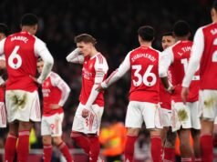 曼聯輸給帕特里克·維埃拉後,阿森納在英超冠軍爭奪戰中的“精神力量”受到質疑 足球新聞