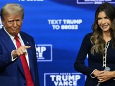 特朗普稱國土安全部部長克里斯蒂·諾姆在移民抗議中表現“出色”