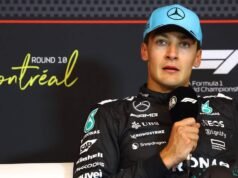 一級方程式賽車:拉塞爾為與維斯塔潘的“衝突”做好了“準備”