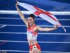 英格蘭「性感又好鬥」的田徑女神的一線希望:艾米亨特在女子 100 公尺決賽中錯過英聯邦運動會金牌