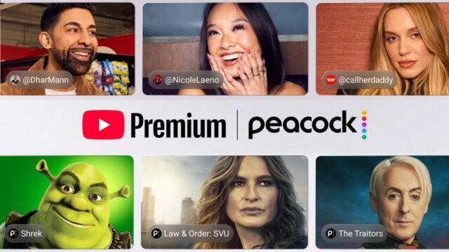 NBCUniversal 與 YouTube 達成開創性協議，將 Peacock 與其高級套餐捆綁在一起