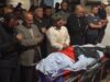 約旦河西岸血腥槍擊事件中喪生的四名巴勒斯坦人的葬禮被佔領的西岸