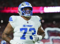 發布經理 Jay Tufele 表示,Lions 將 G Christian Mahogany 列入 NFI