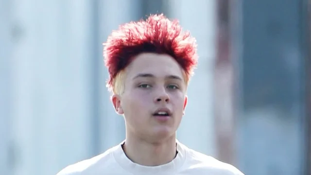 Brad Pitt's estranged son Knox, 18, debuts WILD new hair makeover Brad Pitt's estranged son Knox, 18, debuts WILD new hair makeover