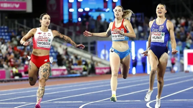 Amy Hunt dethrones Dina Asher-Smith to claim 100m European gold