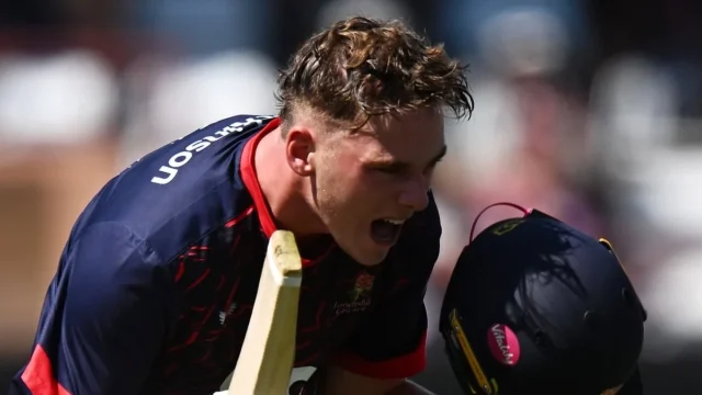 Freddie Flintoff's 18-year-old son, Rocky, blazes maiden hundred Freddie Flintoff's 18-year-old son, Rocky, blazes maiden hundred