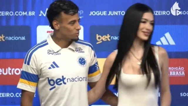 Footballer blanked by girlfriend dubbed 'Uruguay's Kim Kardashian'