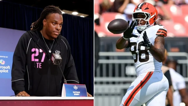 布朗队球星成为第一位重返大学橄榄球的 NFL 球员