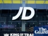 由于生活成本影响教练员销售,JD Sports 将利润预测下调 5000 万英镑 Adidas, Nike and New Balance shoes at a newly renovated JD Sports store at Westfield Stratford, London.