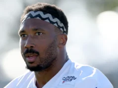 迈尔斯·加勒特没有参加与牛仔队的联合训练 Myles Garrett not participating in joint practice with Cowboys