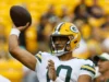 乔丹·乐福打了一个系列赛,带领包装工队投篮命中 Jordan Love plays one series, leads Packers to a field goal