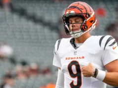乔·伯罗将在孟加拉虎队的第一场季前赛中打出两个系列赛 Joe Burrow plays two series in Bengals' preseason opener