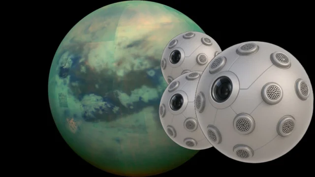 美国宇航局资助球形“飞行机器人”，可以探索土星卫星泰坦的洞穴