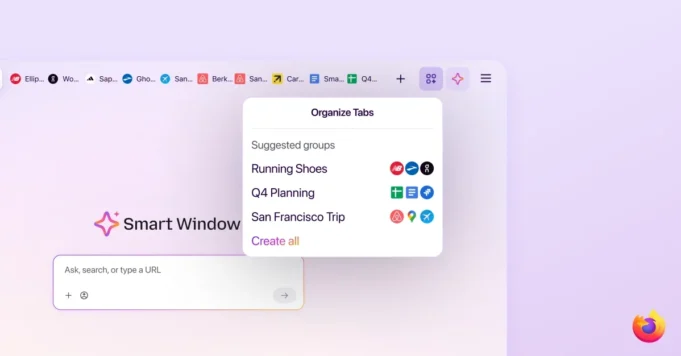 Firefox 的智能窗口有望打造更好的人工智能浏览器